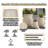 American Modern 3-Size Outdoor Planter Set With Weather-Resistant MGO Construction-33918814