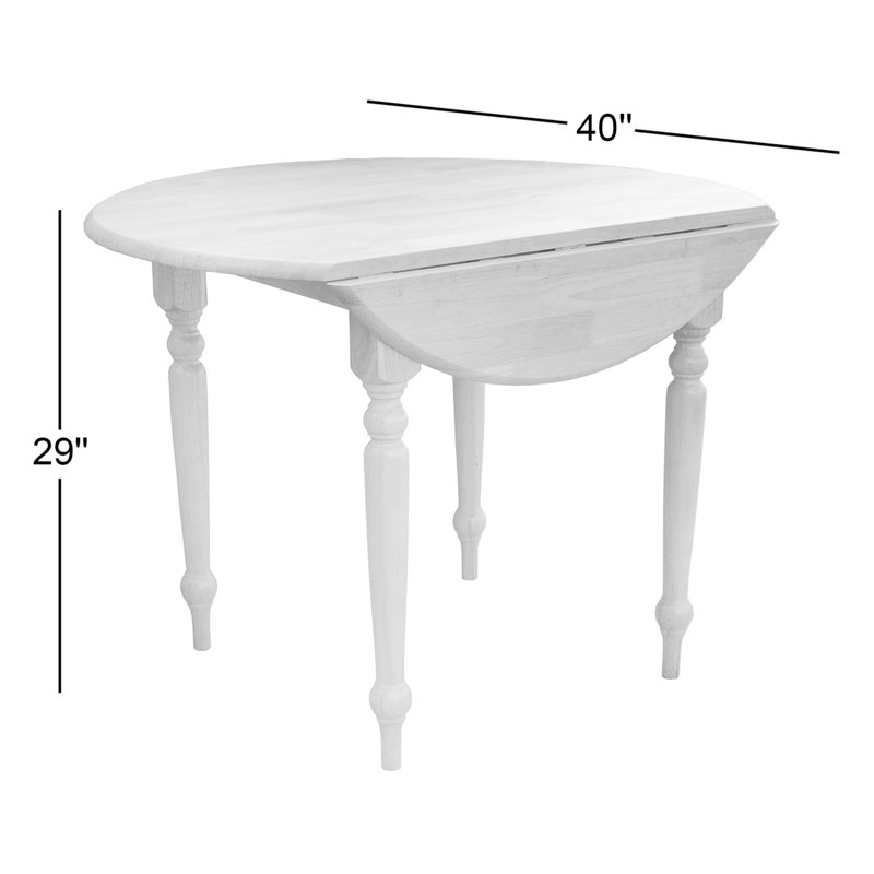 Cecelia Extendable Round Solid Wood Dining Table, Black / Natural