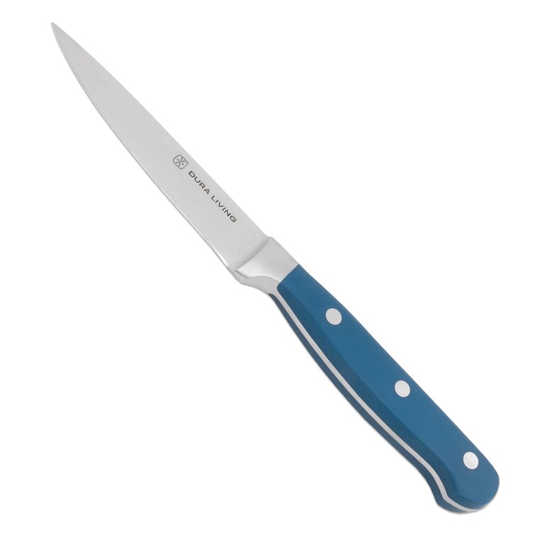 Dura Living 3-Piece Kitchen Knife Set Forged Stainless Steel, Blue