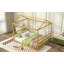 Lit plateforme en métal, grand lit