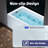 60" X 30" Alcove Acrylic Rectangular Whirlpool Heated Jetted Tub In White With Drain and Overflow-101364530-101364528