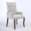 Upholstered Chenille Fabric Accent Dining Chair-1119149659