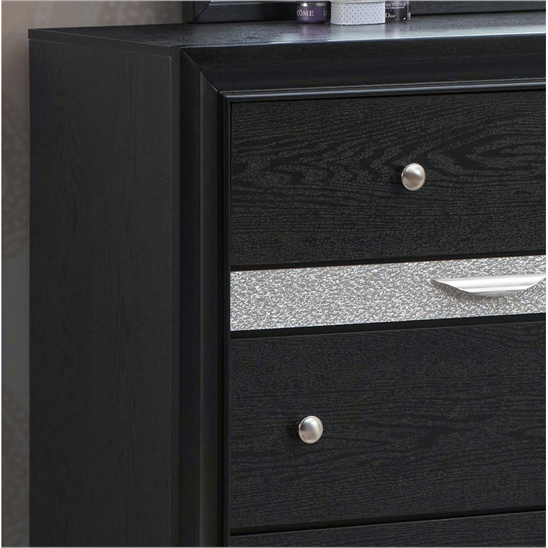 Commode Madrid G02350-D, Noir