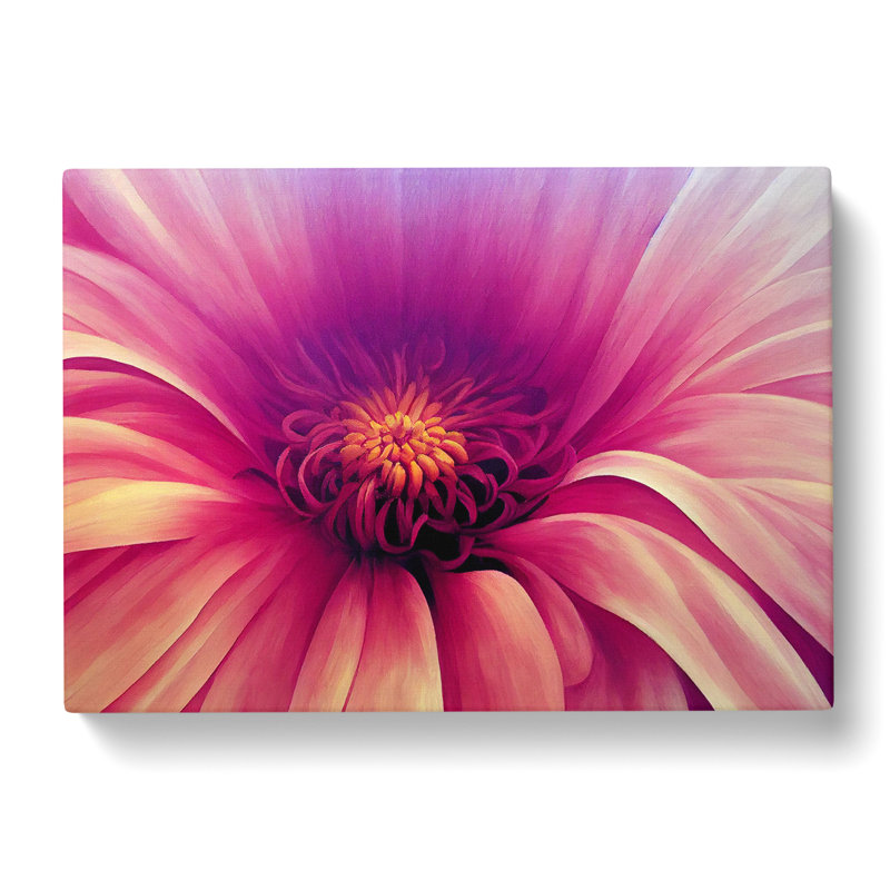 Stunning Chrysanthemum Flower - Wrapped Canvas