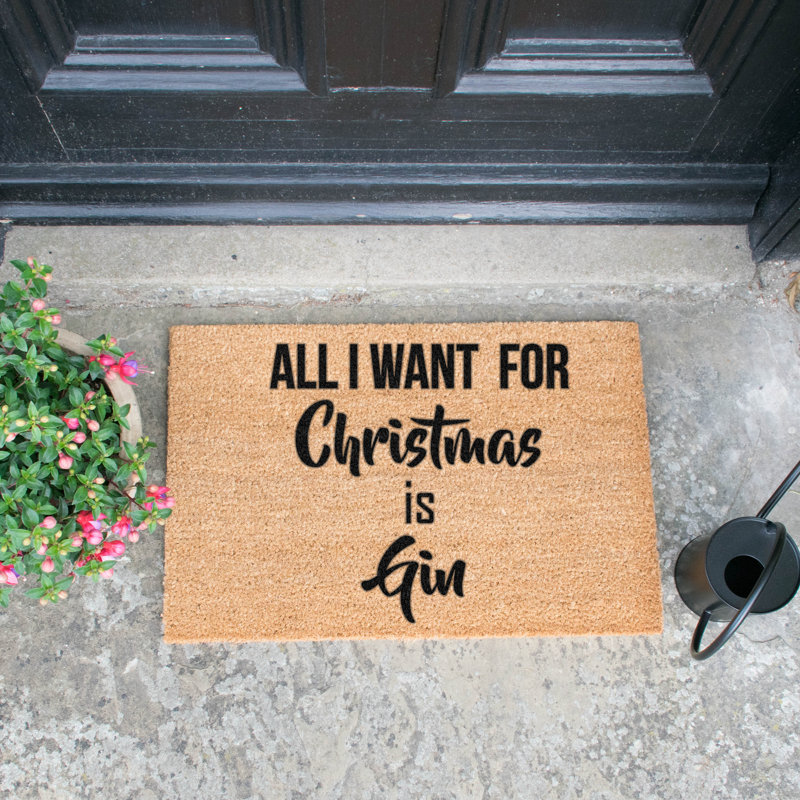 Rhett Non-Slip Christmas Outdoor Doormat