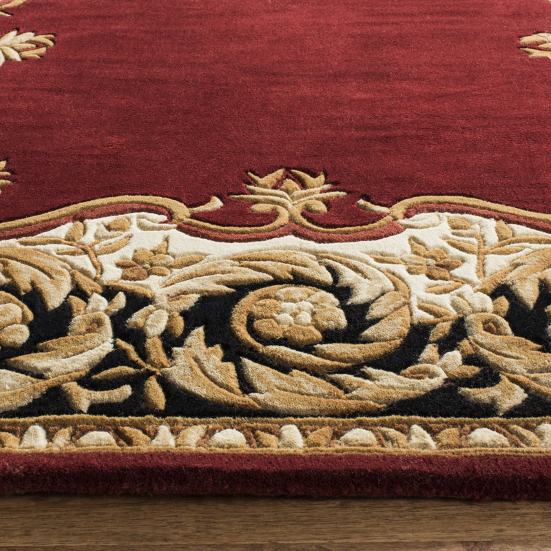 Lenora Hand Tufted Wool Pile Oriental Rug, Rectangle 3' x 5', M