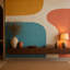 Murale rétro Mid-Century-848986719-848986717