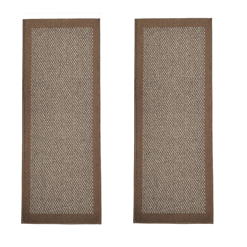 Tapis de cuisine Ebern Designs FX32, Brun, L 47 po x l 24 po