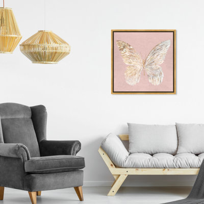 Vantassel " Glam Animals Golden Butterfly Glimmer Blush Insects "