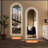 65" x 21" Arch Design LED Full Length Mirror