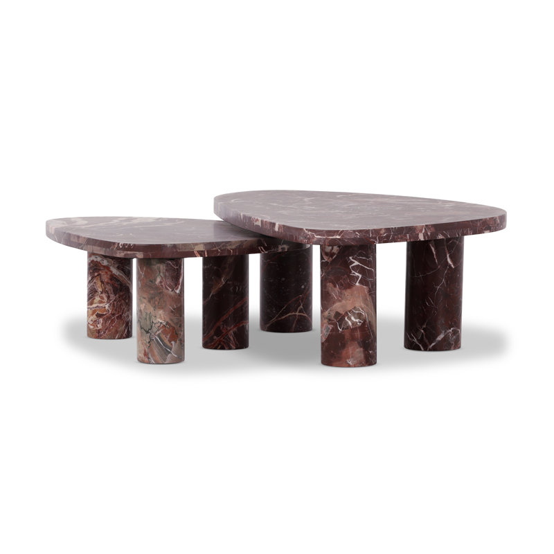 Zion Nesting Coffee Table, Merlot