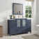 Arroyos 54'' Single Bathroom Vanity with Ceramic Top with Mirror