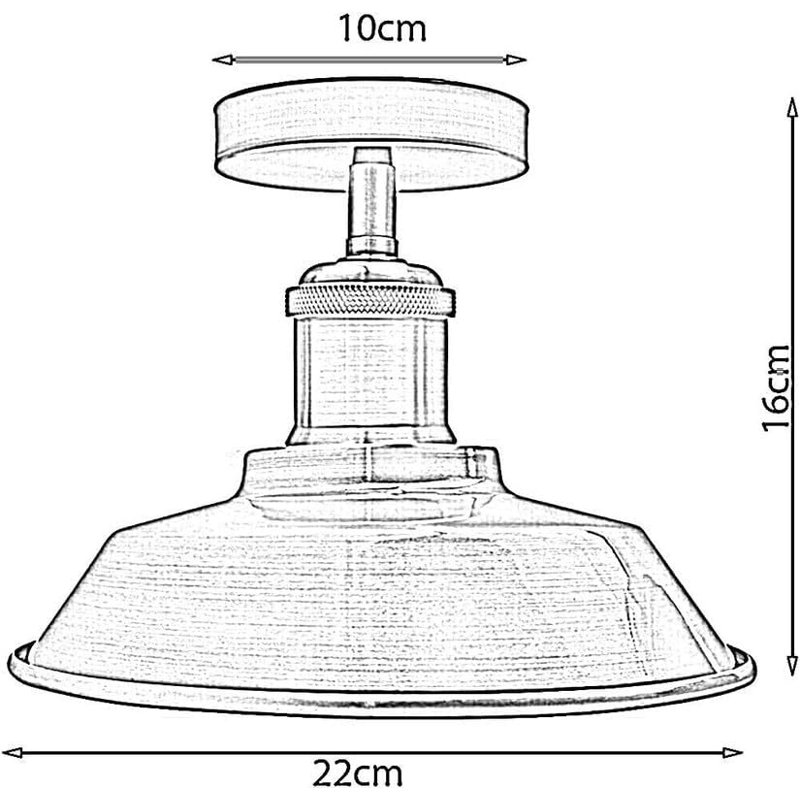 Semi Flush Mount, Chrome