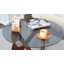 Table basse ronde avec pieds en bois massif, table minimaliste pour le salon-1772620985