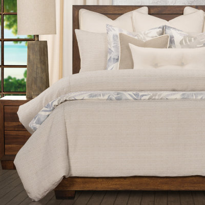 Ensemble de housse de couette à rayures Mariner Sand Beige