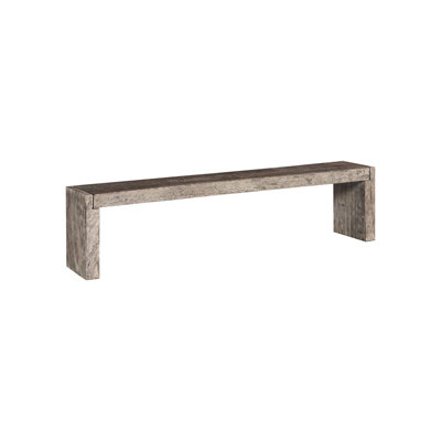 Straightaway Gray Stone Bench