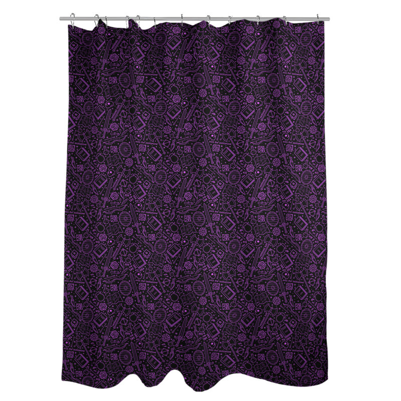 Rideau simple à Sower classique, Violet