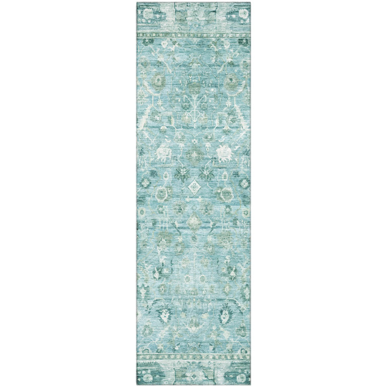 Premium Machine Washable Maag AMF1772 Global Rug