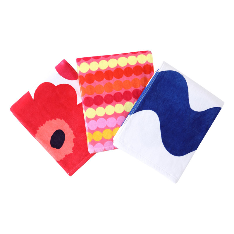 Serviette de plage surdimensionnée en coton Lokki