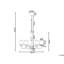 Lupine 6 - Light Candle Style Chandelier