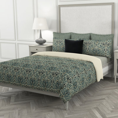 West Java Midnight Standard Cotton Duvet Cover