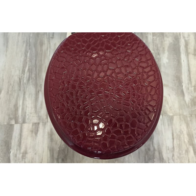 Siège de toilette moulé rond