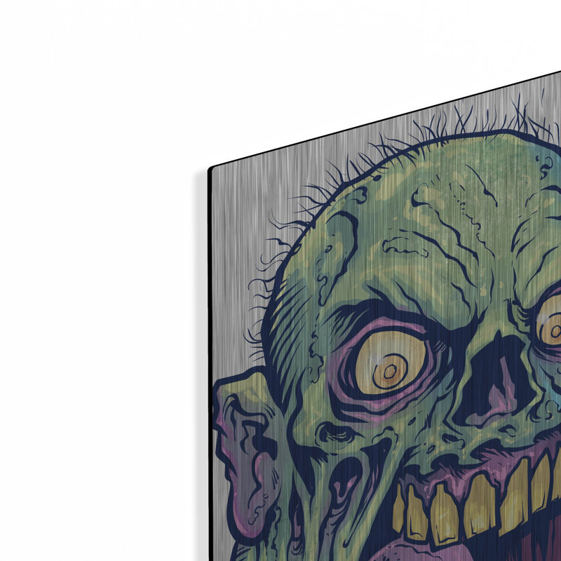 " Zombie Pattern Head 12 " Print, 24" H x 16" W
