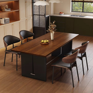 Solid wood eco-friendly dining table set
