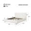 Base de lit tapissier Arlo-125959319