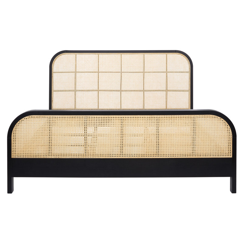 Mcallister Cane Bed, Black, King