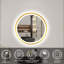 Aluminium Round Mirror