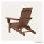 Chaise Adirondack pliante en polyéthylène haute densité 28,7 po-86552583