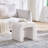 Rienna 19.3" W Channel Tufted Upholstered Ottoman -1604558295