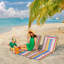 Chaise de plage pliante rembourrée