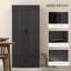 Rangement pour garde-manger de 69 po de hauteur avec 2 portes, un tiroir et des tablettes réglables-1849310347