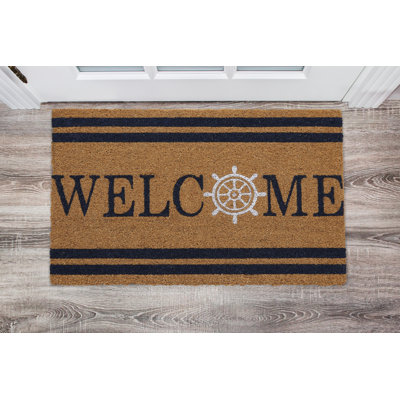 Nautica 38 in. x 18 in. Non-Slip Door Mat