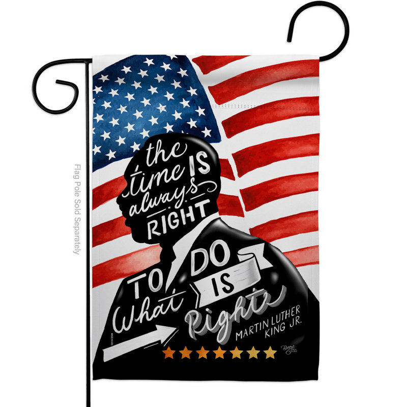 Double Sided 18.5'' H x 13'' W Polyester Garden Flag