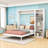 Wood Murphy Bed with Multi-Function Shelves-571341989-571341988