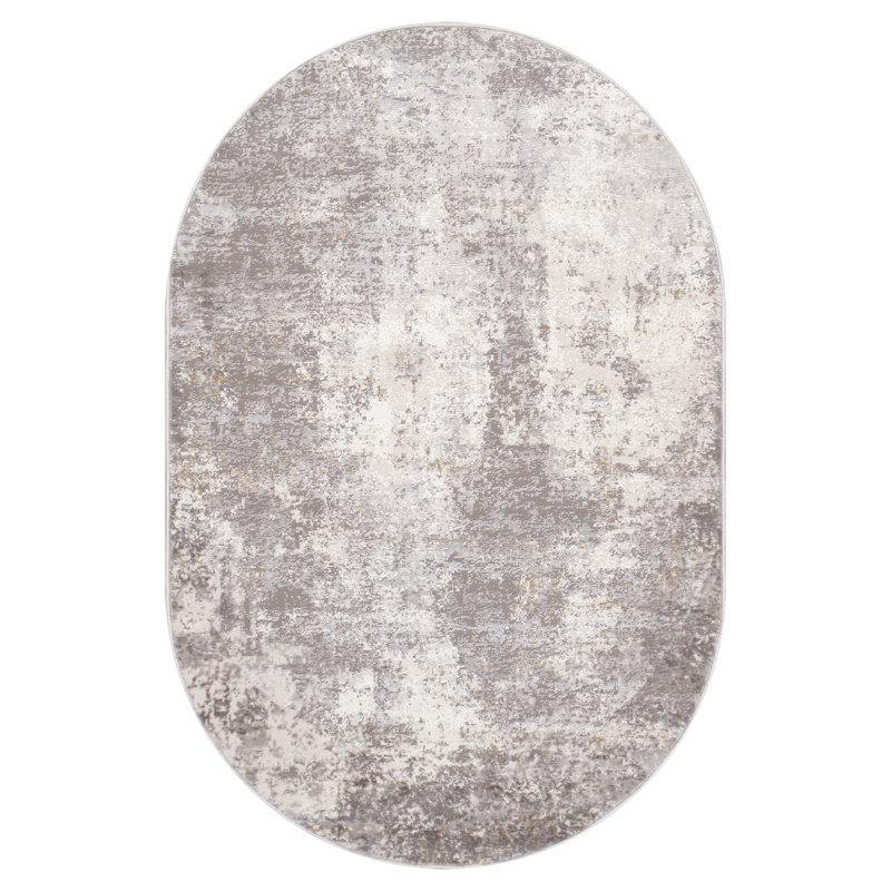 Stella Geometric Indoor Rug, Oval 3' x 5'