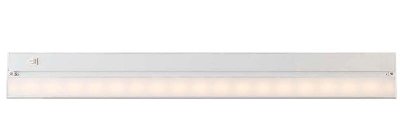 Barre lumineuse DEL sous l'armoire 32 po, Blanc brillant