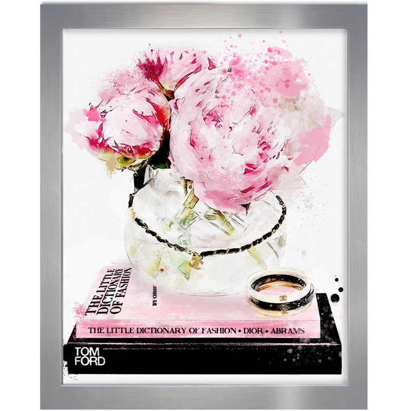 « Elegant Morning », impression, H 29,5 po x l 25,5 po x P 0,5 po, Encadrement argenté