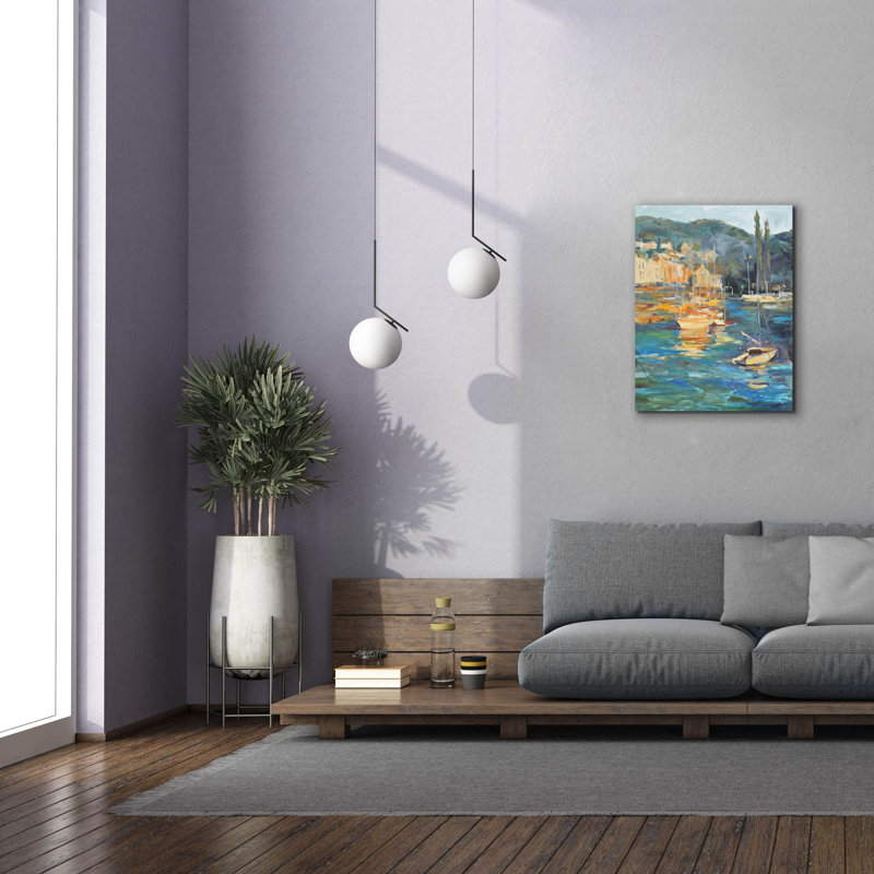 Toile épique Graffiti «Harbour Side 1» par Allayn Stevens, 26 po x 34 po, H 34 po x l 26 po