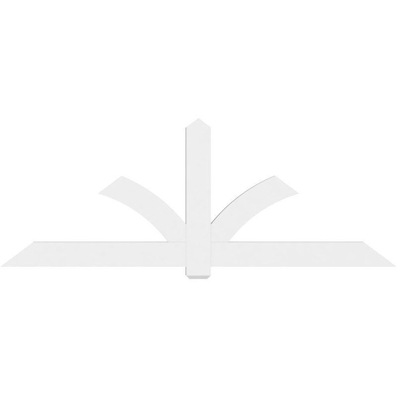 Support pour pignon en PVC Redmond, H 36 po x l 96 po (pas: 9/12), P 2 po x F 6 po