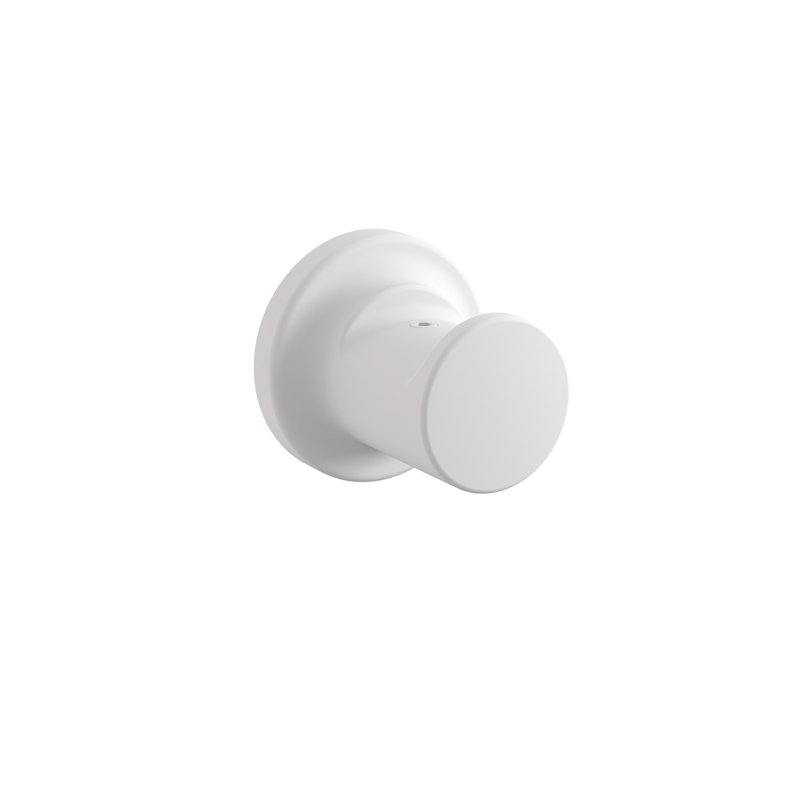 Towel Hook made of Durable Metal, Matte White