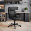 Fauteuil de direction ergonomique en similicuir noir à haut dossier Techni Mobile-48285186