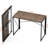 Folding Desk No Assembly Required, 39.4 Inch Writing Computer Desk Space Saving Foldable Table Simple Home Office Desk,Brown