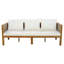 Ensemble de canapé de patio Willowcrest 4 pièces, ensemble de conversation extérieure avec coussins et table basse-134888152