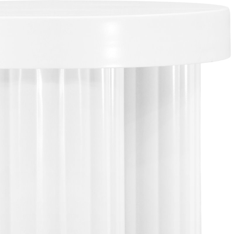 Table de bout Rhodes, Blanc