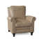 Fauteuil inclinable standard en cuir véritable de 36,5 po Richardson