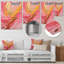 «Pink Gold», formes abstraites, impressions sur métal-1408676970